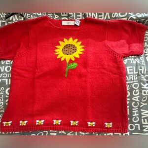 Vintage woman’s Marisa Christina short sleeve sweater.